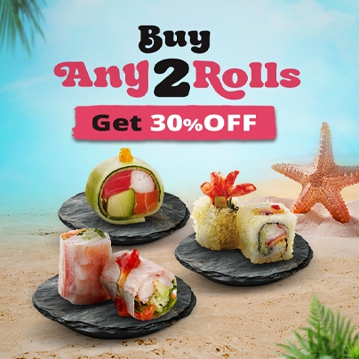 BUY 2 ROLLS, GET 30% OFF Choose 2 rolls from the selected list to avail of this offer 