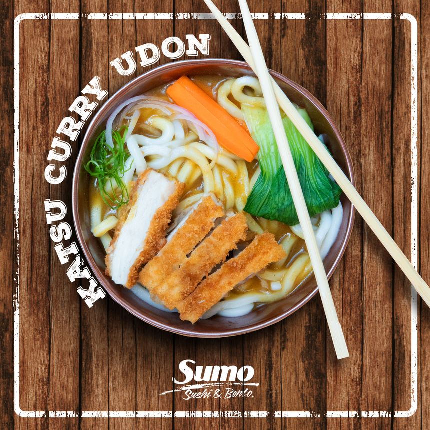 Katsu Curry Udon & Tsunami Crispy Salmon