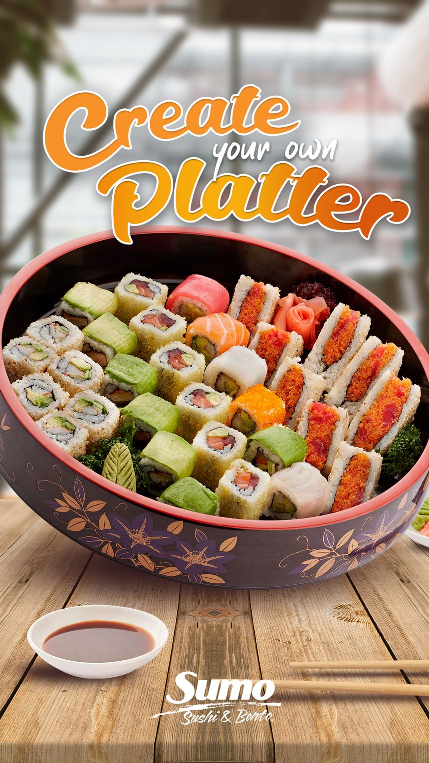 Sushi platter store delivery