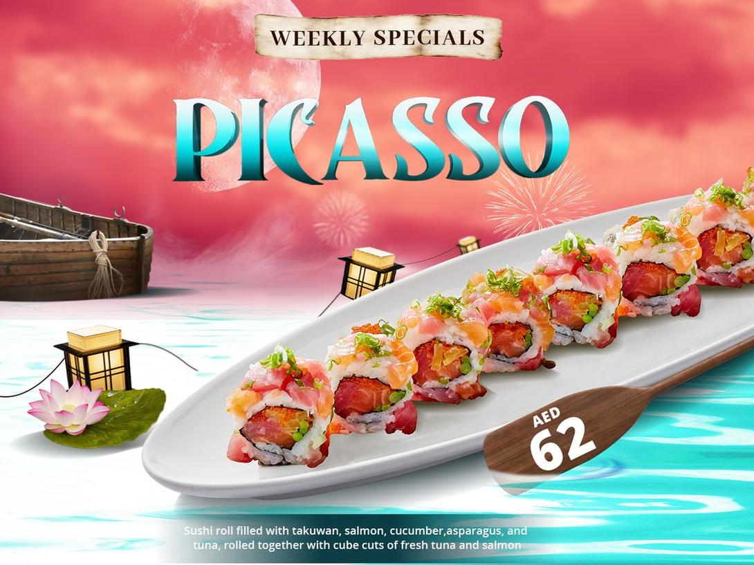 Weekly Special - Picasso roll