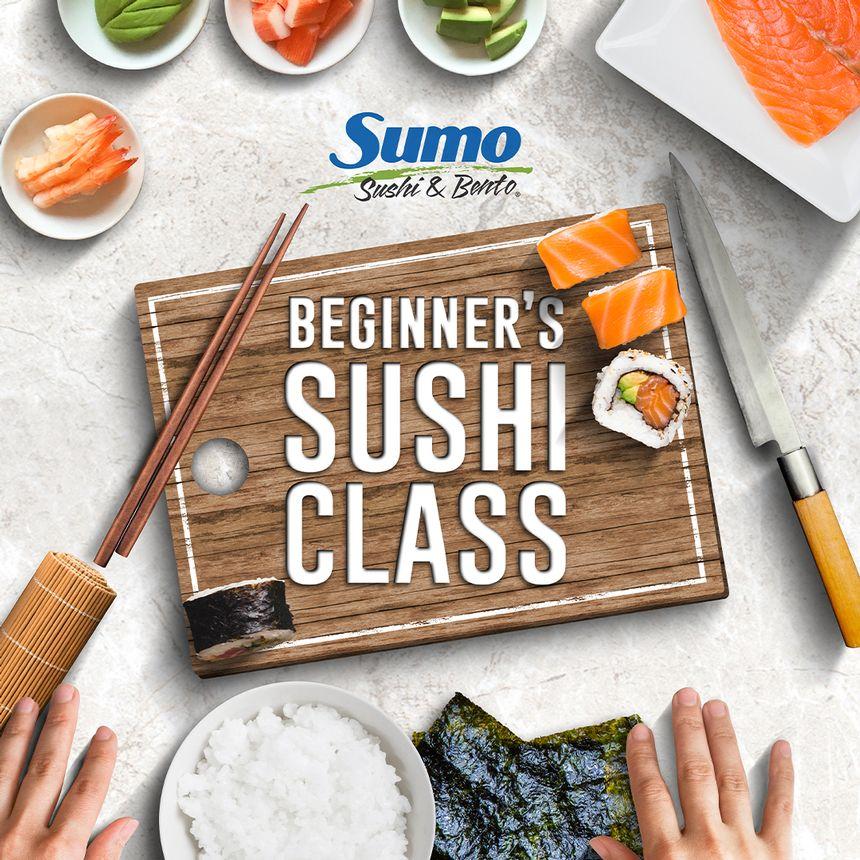 Beginner's Sushi Class at Town Centre!