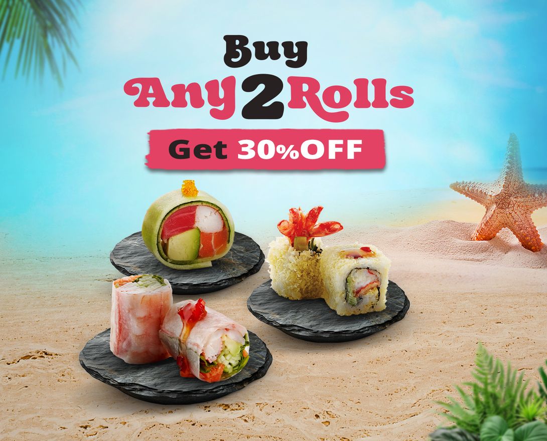 Buy any 2 Rolls, Get 30% Off