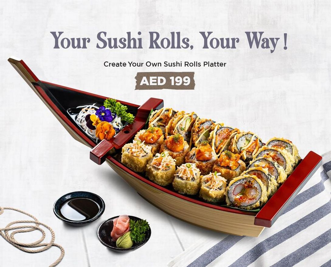 CYO Sushi Rolls Platter