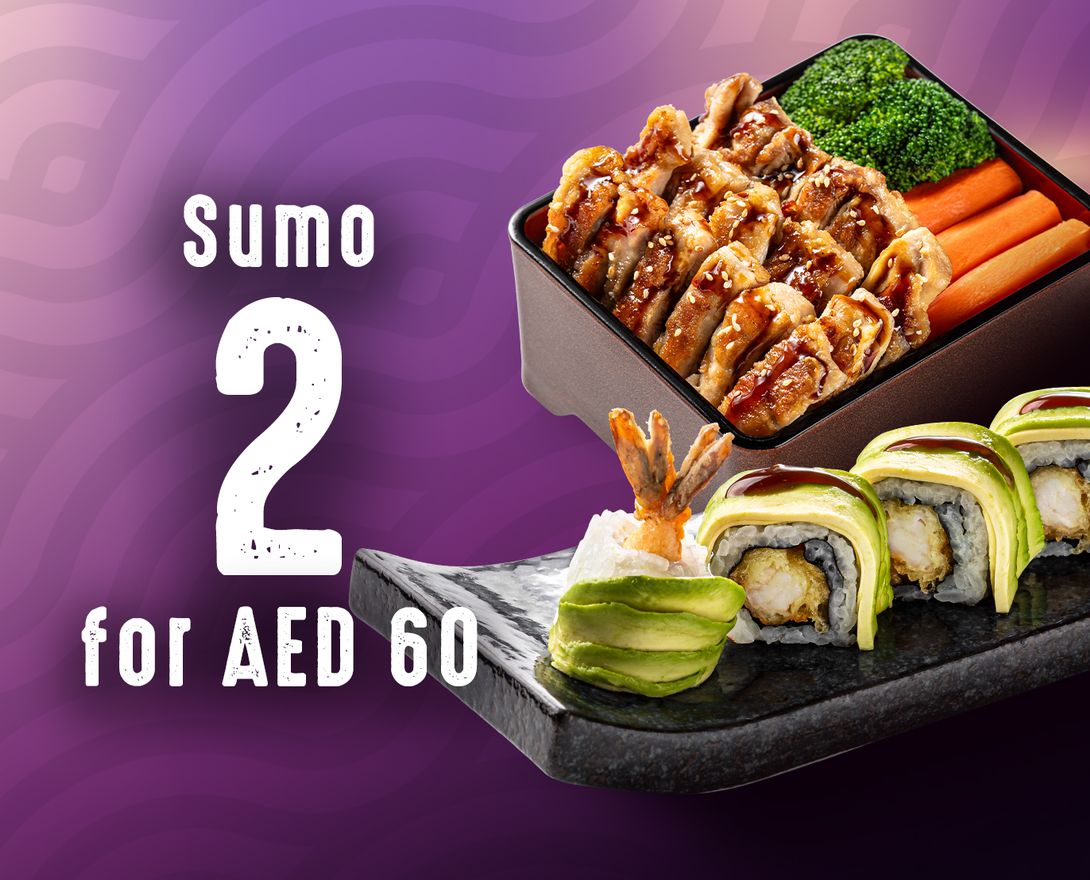 Pick any 2 of your Sumo favorites for just AED 60